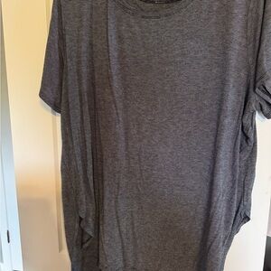 Halogen Gray Striped Top